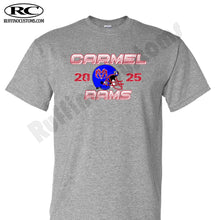 Load image into Gallery viewer, Carmel Rams Football 2025 T-Shirt