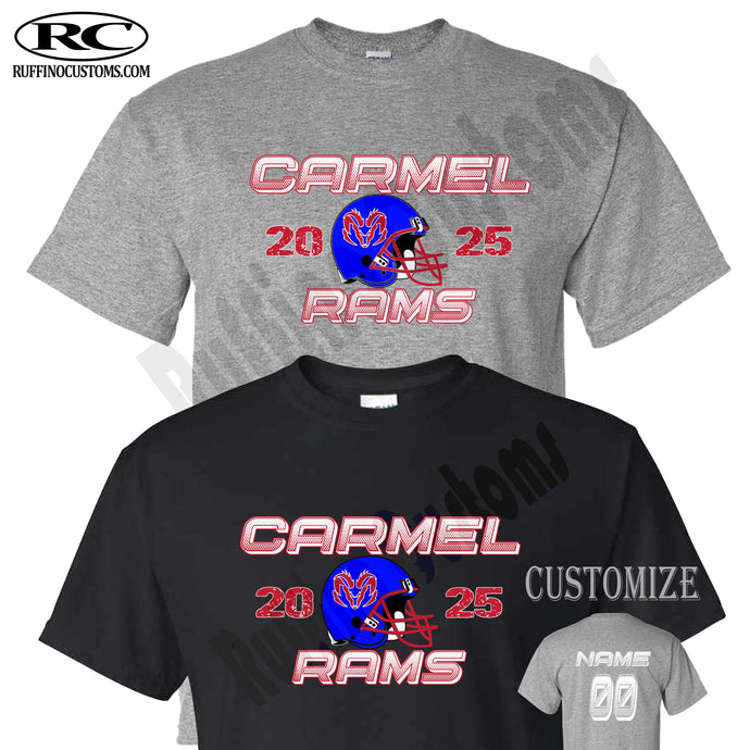 Carmel Rams Football 2025 T-Shirt