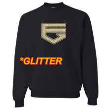 Load image into Gallery viewer, ELITE GLITTER LOGO CREWNECK SWEATSHIRT