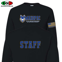 Load image into Gallery viewer, Fulmar Staff Long sleeve t-shirt. Fulmar Road Elementary STAFF on back