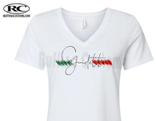 Load image into Gallery viewer, Italian Guidette Womens Form fitted V Neck