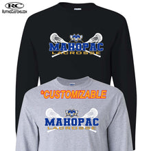 Load image into Gallery viewer, MHS Lacrosse 3Headed Wolf Long Sleeve T-Shirt