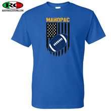 Load image into Gallery viewer, TOUCHDOWN CLUB MSA AMERICAN FLAG FOOTBALL TSHIRT