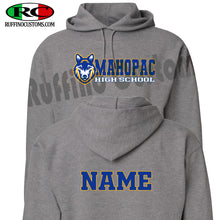 Load image into Gallery viewer, MHS Spirit Wear Wolf head hoodie