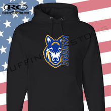 Load image into Gallery viewer, Mahopac Wolf head Hoodie