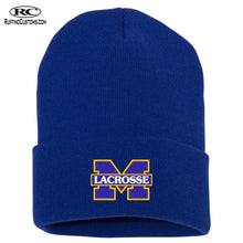 Load image into Gallery viewer, MHS Lacrosse M Cuffed Embroidered Beanie