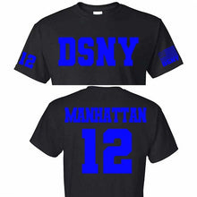 Load image into Gallery viewer, DSNY 831 Custom Jersey Style Football / Hockey T-Shirt,