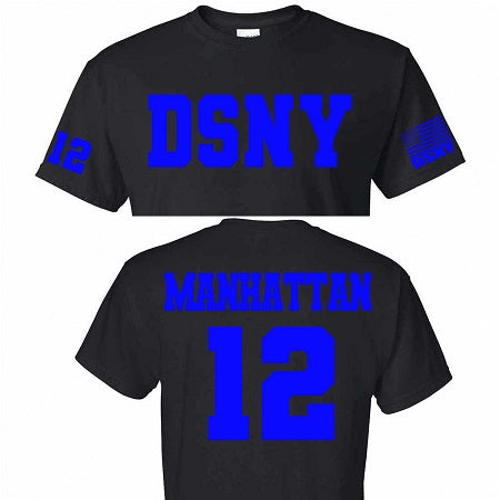 DSNY 831 Custom Jersey Style Football / Hockey T-Shirt,
