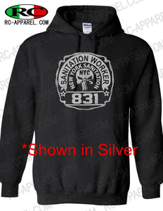 DSNY  New York City Sanitation Badge Hoodie