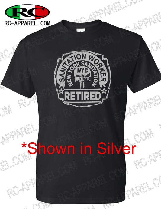 DSNY New York City Sanitation Badge RETIRED T-Shirt
