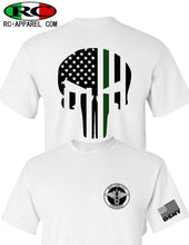 Load image into Gallery viewer, DSNY   Punisher Green Line T-Shirt