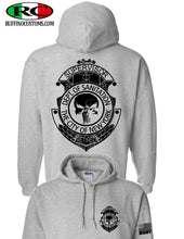 Load image into Gallery viewer, DSNY skull Supervisor Badge Retired Hoodie NY