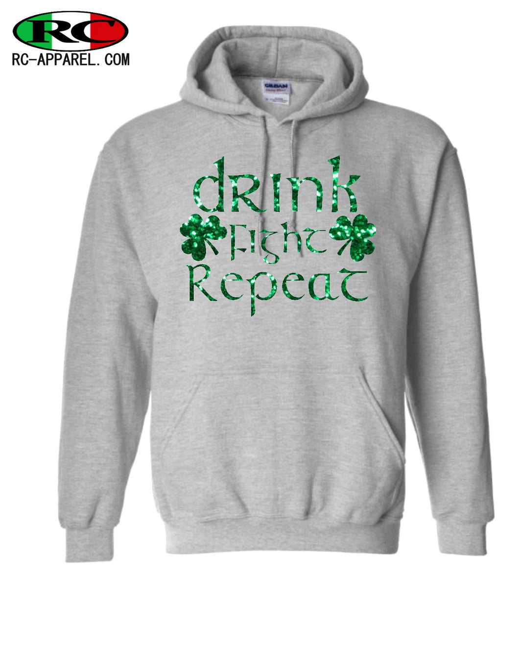 Irish - Drink Fight Repeat Hoodie
