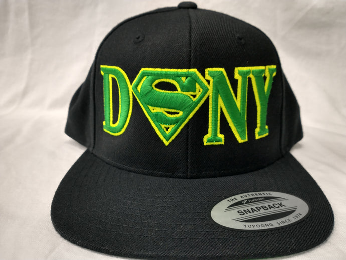 DSNY Custom Embroidered 3D PUFF Superman Snapback Hat