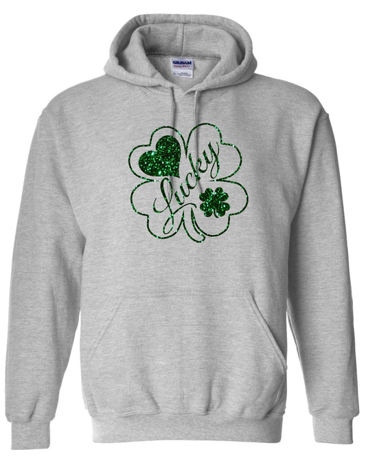 Lucky Irish four leaf clover Hoodie