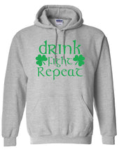 Load image into Gallery viewer, Irish - Drink Fight Repeat Hoodie