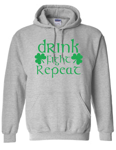 Irish - Drink Fight Repeat Hoodie