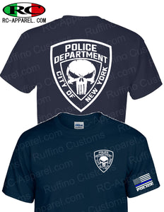 Police Department City Of New York Punisher T-Shirt