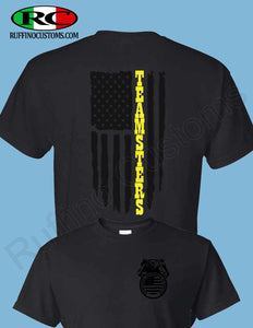 Teamster, American Flag, Union Strong, Distressed American Flag