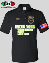Load image into Gallery viewer, Custom Teamster Union Logo Polo Shirt