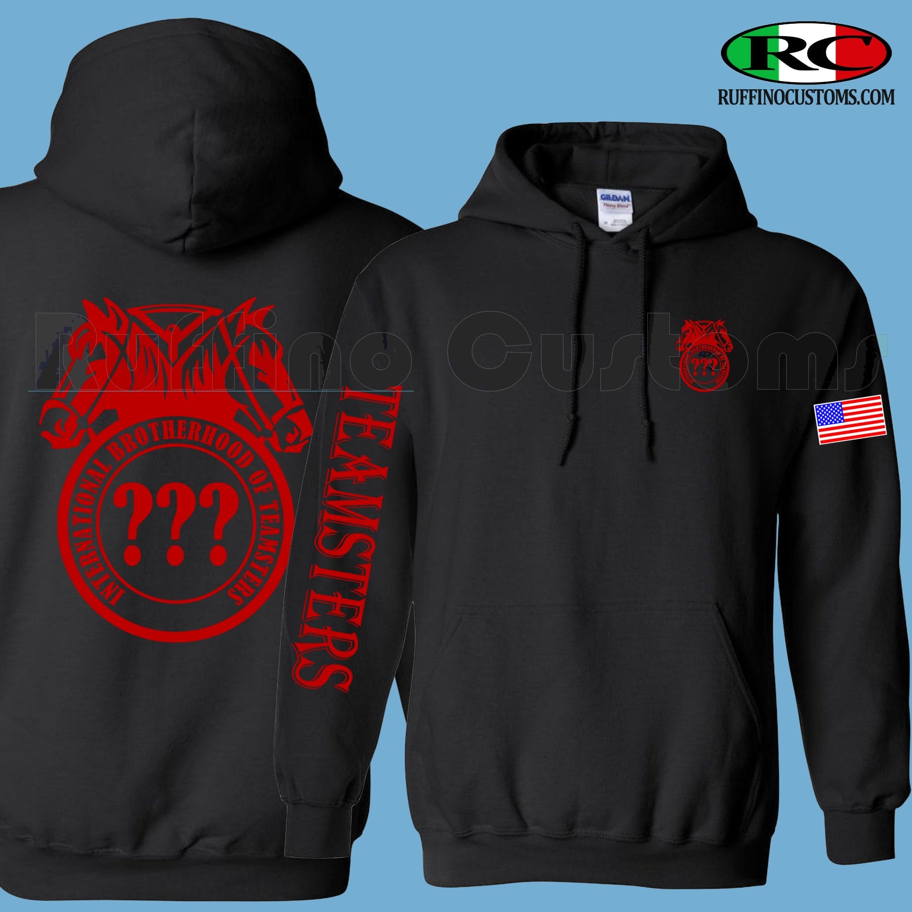 Custom Local Teamsters Union Hoodie – Ruffino Customs Apparel