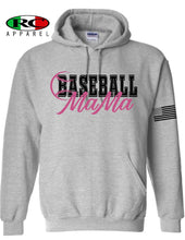 Load image into Gallery viewer, Customized Baseball Mama Hoodie, Choose your colors. Glitter