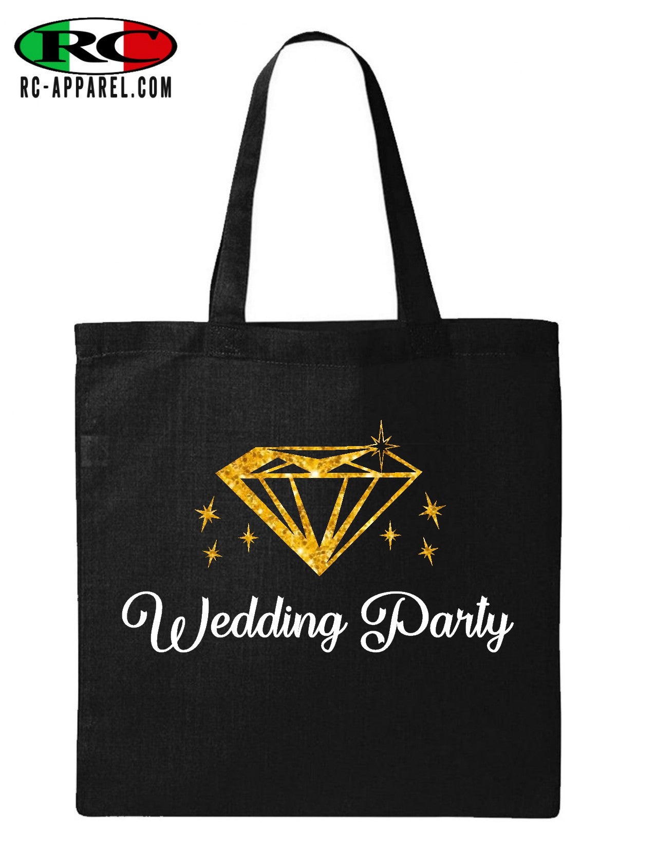 Wedding party canvas Tote Bag – Ruffino Customs Apparel
